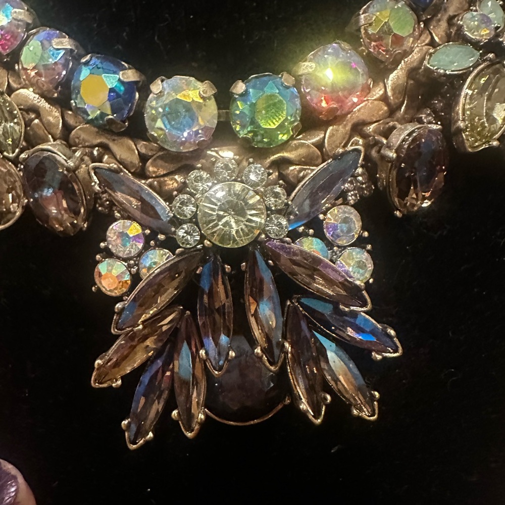 Banana Republic Multicolor Statement Bug Necklace - Picture 7 of 8